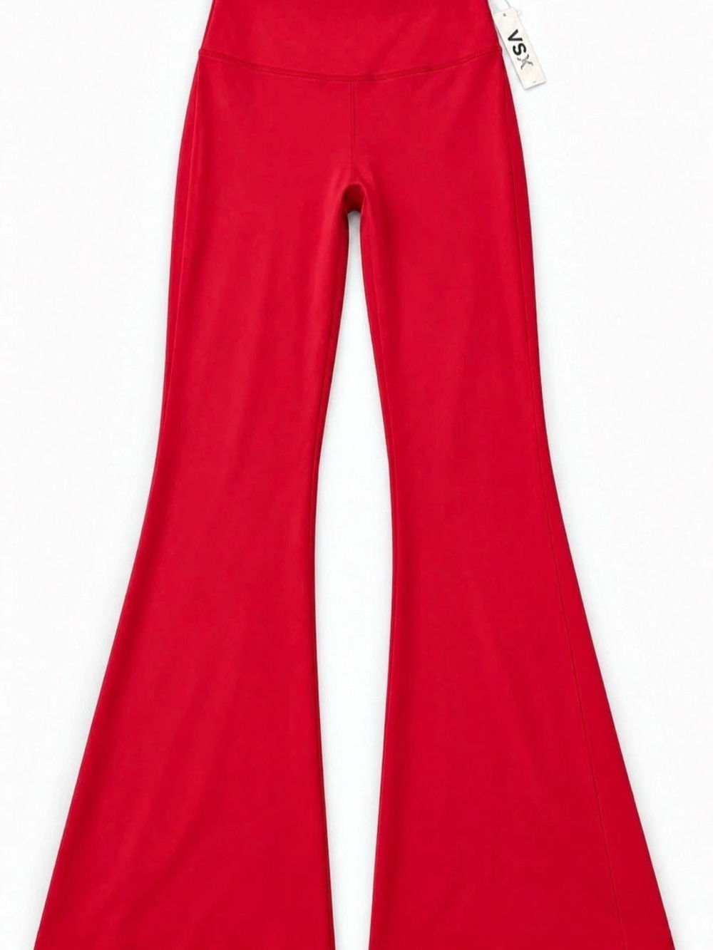 Victoria's Secret VSX Flare Leggings in Red Size Medium NWT